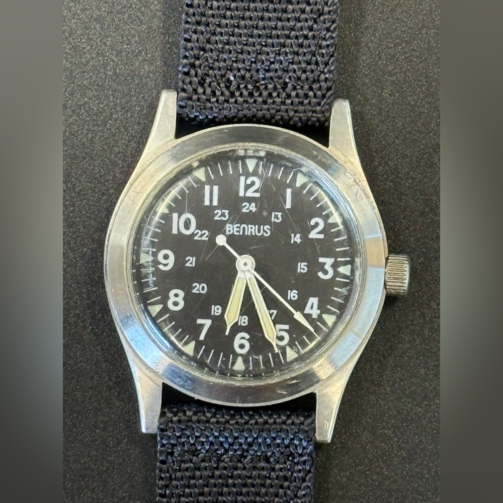 Benrus MIL-W-46374 Field Style Reissue Watch Military Handwind Watch PLEASE READ - Picture 7 of 10